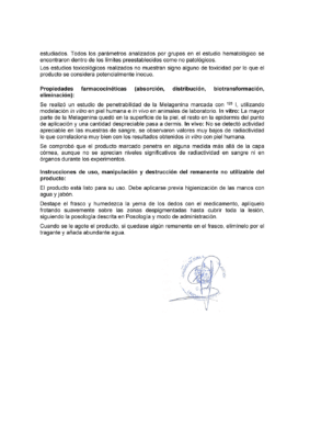 Лосьон Мелагенин плюс (Melagenina Plus) 3 Сертификат Мелагенин Плюс стр. 3