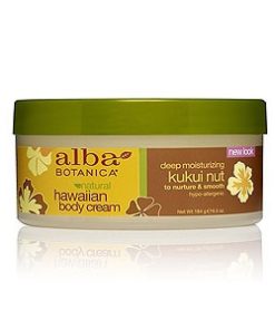 Купить Гавайский натуральный глубоко увлажняющий крем для тела ALBA BOTANICA с маслом кукуйи