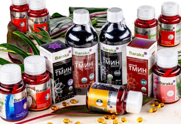Масло черного тмина и другие продукты от компании Baraka