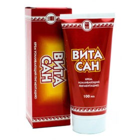 Лечение витилиго в 2021 году 5 Крем от белых пятен «Витасан», 100 мл