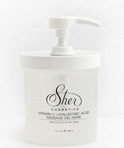 Массажная гель-маска Sher МАССАЖНАЯ ГЕЛЬ-МАСКА SHER С ВИТАМИНОМ С И ГИАЛУРОНОВОЙ КИСЛОТОЙ VIT C + HYALURONIC ACID MASSAGE GEL-MASK 480 МЛ.