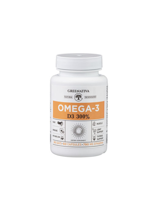 Greenativa Omega-3 D3 300%