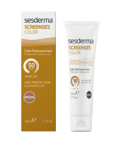 SCREENSES COLOR FLUID SUNSCREEN SPF 50 BROWN Солнцезащитное тональное средство Темный тон SCREENSES COLOR FLUID SUNSCREEN SPF 50 BROWN Солнцезащитное тональное средство Темный тон