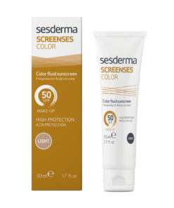 SCREENSES COLOR FLUID SUNSCREEN SPF 50 Light Солнцезащитное тональное средство Светлый тон SCREENSES COLOR FLUID SUNSCREEN SPF 50 Light Солнцезащитное тональное средство Светлый тон