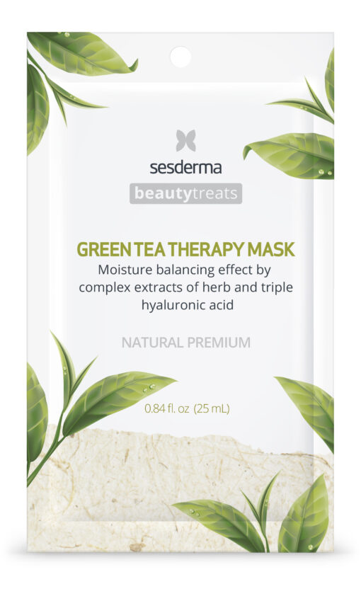 GREEN TEA THERAPY Маска увлажняющая для лица