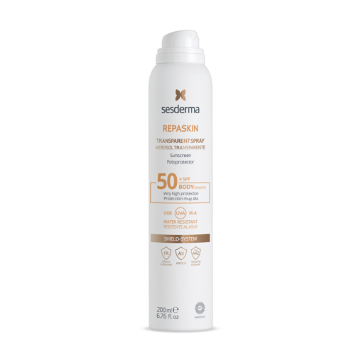 REPASKIN TRANSPARENT SPRAY Body Sunscreen SPF 50 Спрей солнцезащитный прозрачный для тела Aerosol