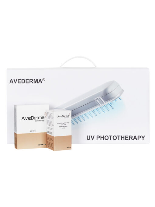 Таблетки + Гель + Лампа Avederma (Аведерма)