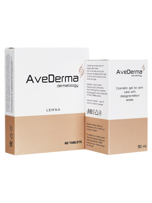 Таблетки + Гель + Лампа Avederma (Аведерма)