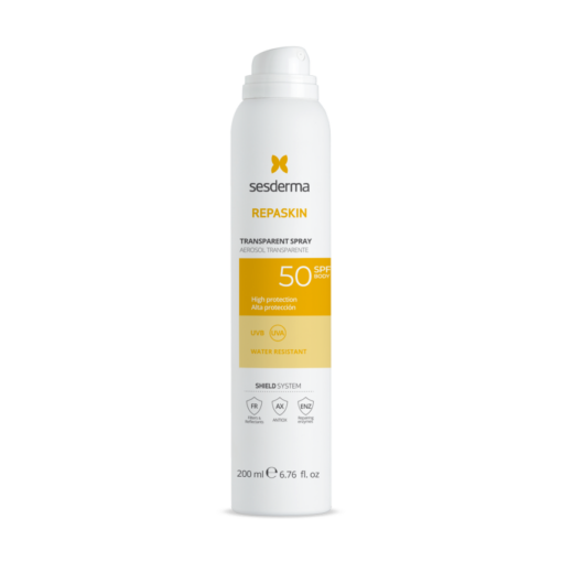 REPASKIN TRANSPARENT SPRAY SPF50 Спрей солнцезащитный прозрачный для тела аэрозоль