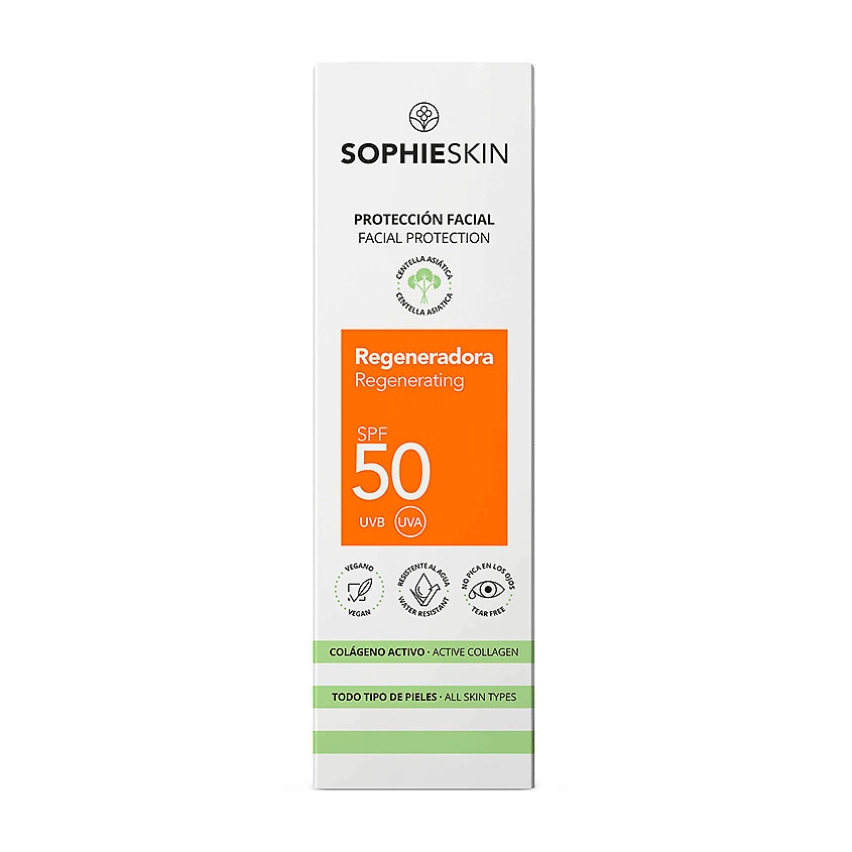 SOPHIESKIN Solar Крем для лица регенерирующий солнцезащитный SPF 50 50 мл SOPHIESKIN Solar Крем для лица регенерирующий солнцезащитный SPF 50 50 мл