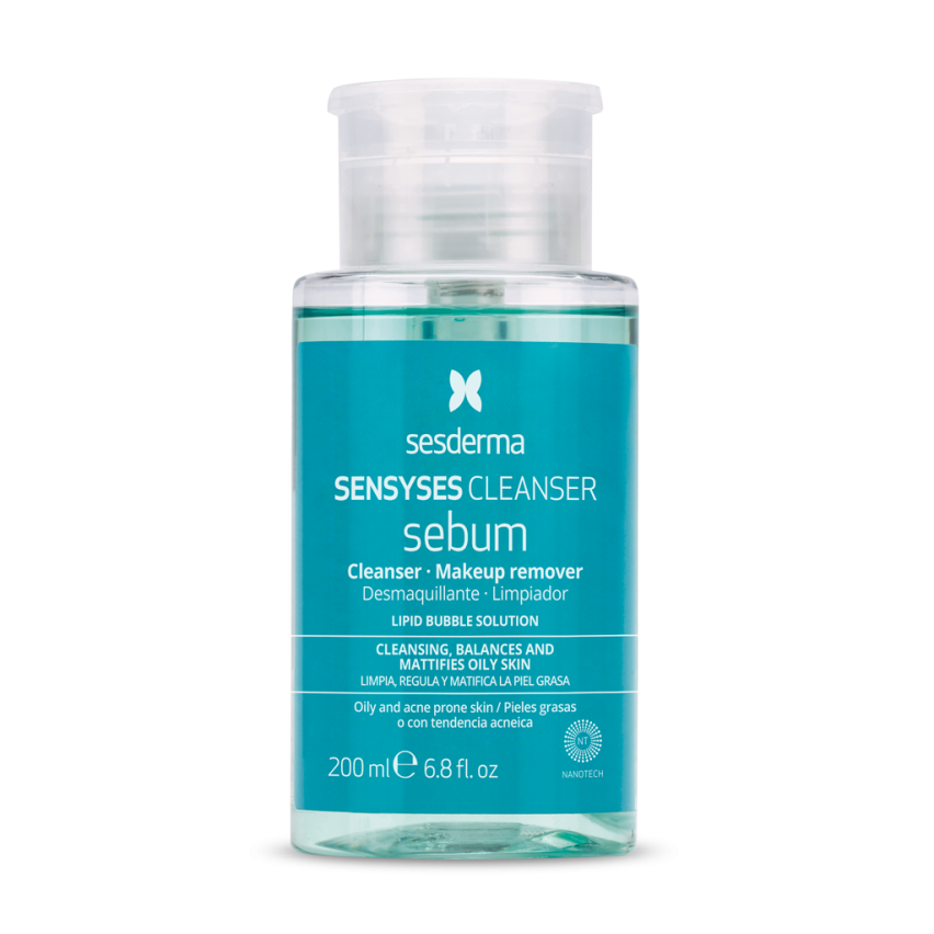 SENSYSES SEBUM Липосомальный лосьон для снятия макияжа для жирной и склонной к акне кожи SENSYSES SEBUM Липосомальный лосьон для снятия макияжа для жирной и склонной к акне кожи
