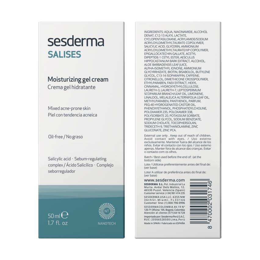 SALISES Увлажняющий кремгель SALISES Увлажняющий кремгель