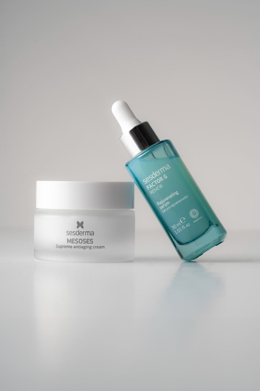 Набор SESDERMA FACTOR G Renew Сыворотка омолаживающая + MESOSES Supreme Крем антивозрастной крем
