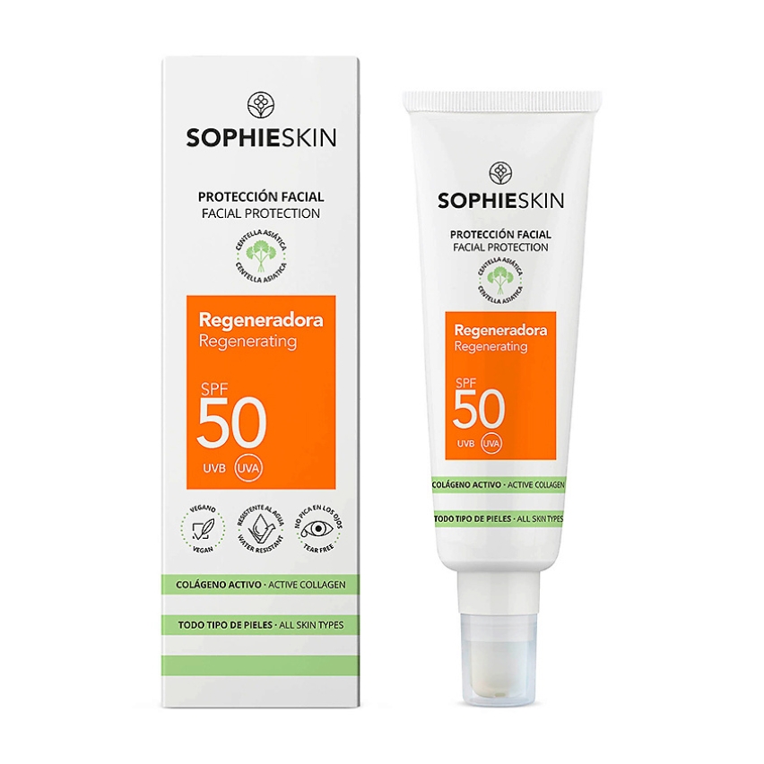 SOPHIESKIN Solar Крем для лица регенерирующий солнцезащитный SPF 50 50 мл