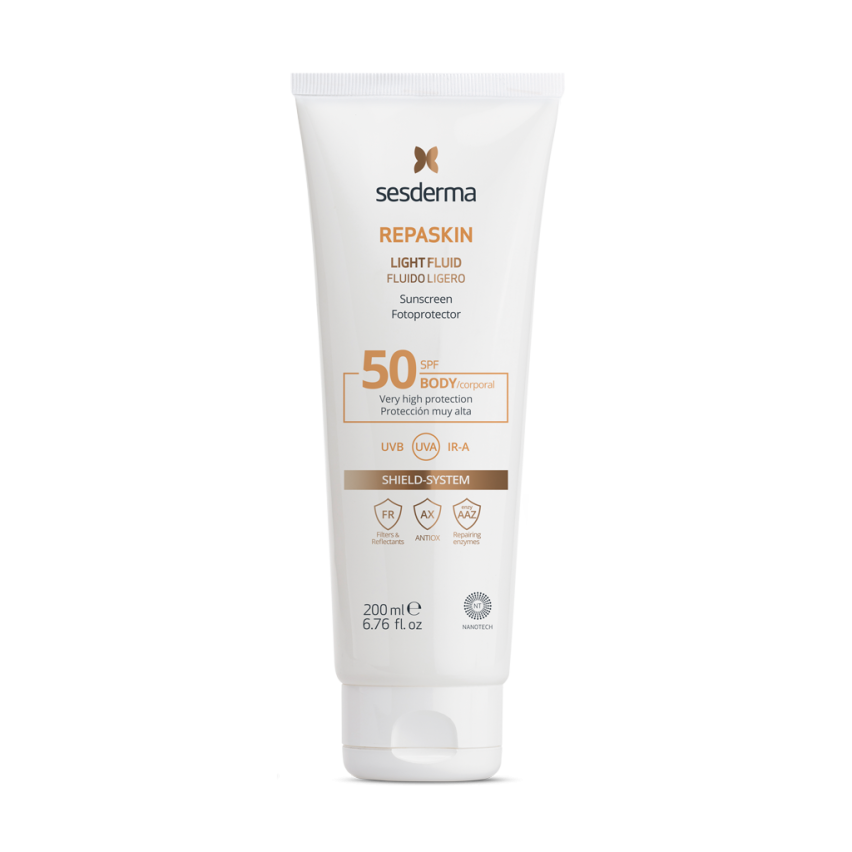 REPASKIN LIGHT FLUID SPF 50 Солнцезащитный кремгель для тела