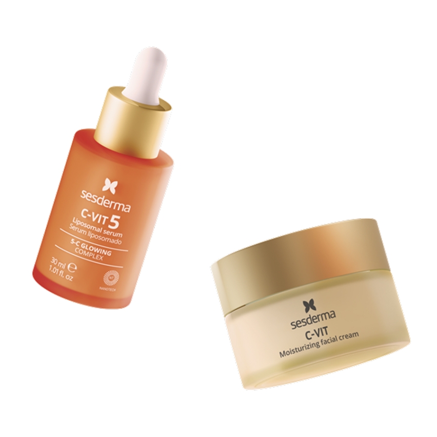 Набор CVIT 5 Сыворотка и CVIT Крем увлажняющий
