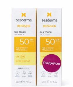 ПРОМОНАБОР REPASKIN SILK TOUCH SPF50 Средство солнцезащитное для лица + REPASKIN SILK TOUCH SPF50 Средство солнцезащитное для лица
