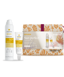 Набор REPASKIN SUN PERFECT SPF50 Спрей солнцезащитный прозрачный для тела и Средство солнцезащитное с нежностью шелка для лица