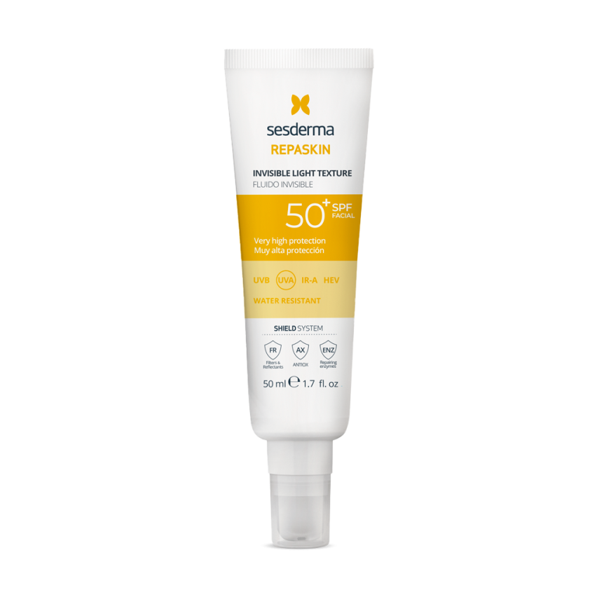 Набор REPASKIN SPF50 Сверхлегкое солнцезащитное средство для лица и Спрей солнцезащитный прозрачный для тела