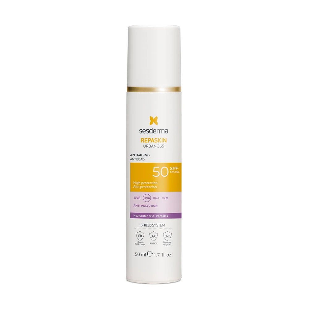 REPASKIN URBAN 365 Antiaging SPF50  Средство солнцезащитное антивозрастное для лица SPF50 50мл