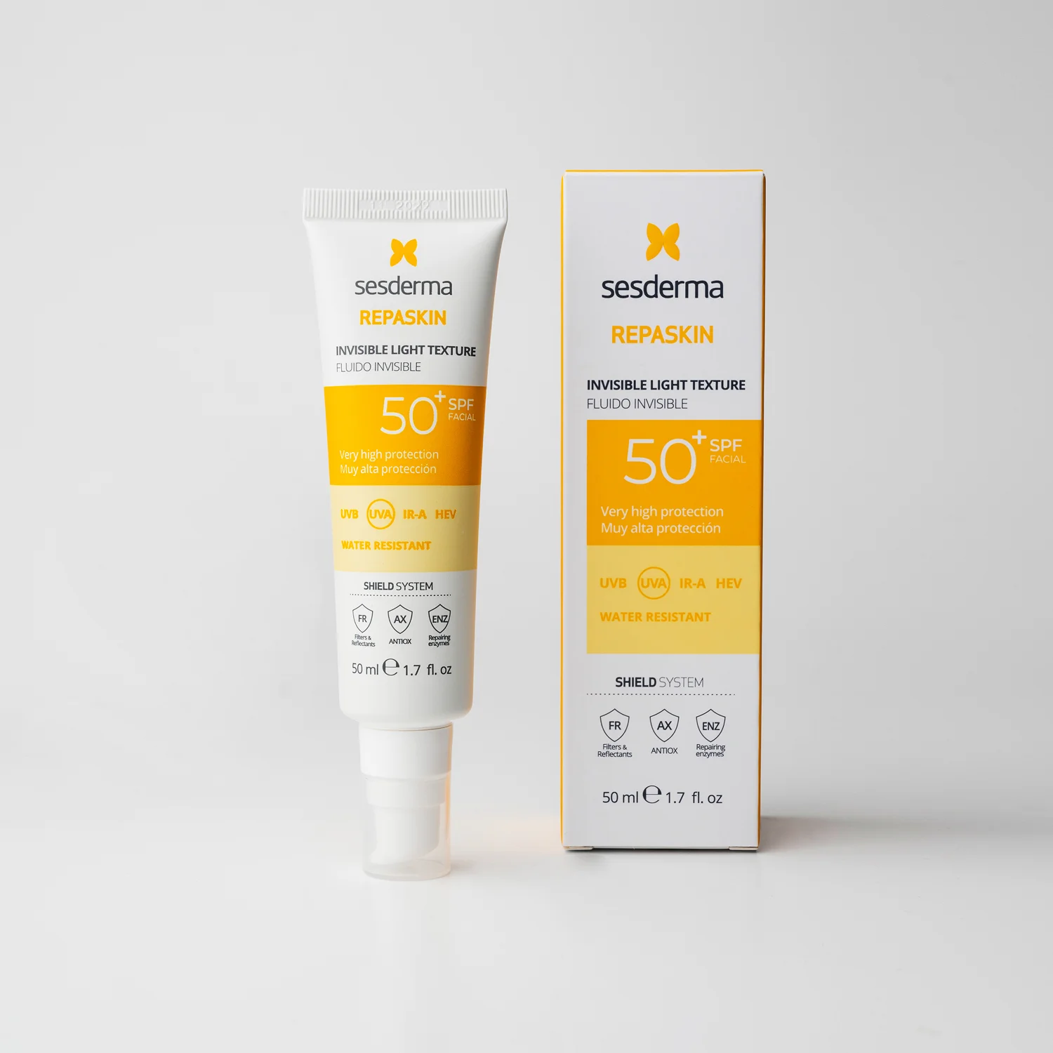 REPASKIN INVISIBLE LIGHT TEXTURE Facial sunscreen SPF50 Средство солнцезащитное сверхлегкое 50мл REPASKIN INVISIBLE LIGHT TEXTURE Facial sunscreen SPF50 Средство солнцезащитное сверхлегкое 50мл