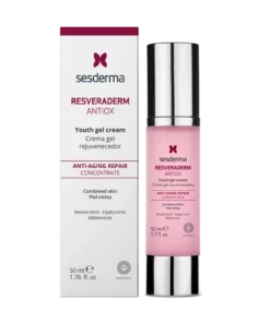 RESVERADERM ANTIOX Youth gel cream  Кремгель для лица омолаживающий 50 мл