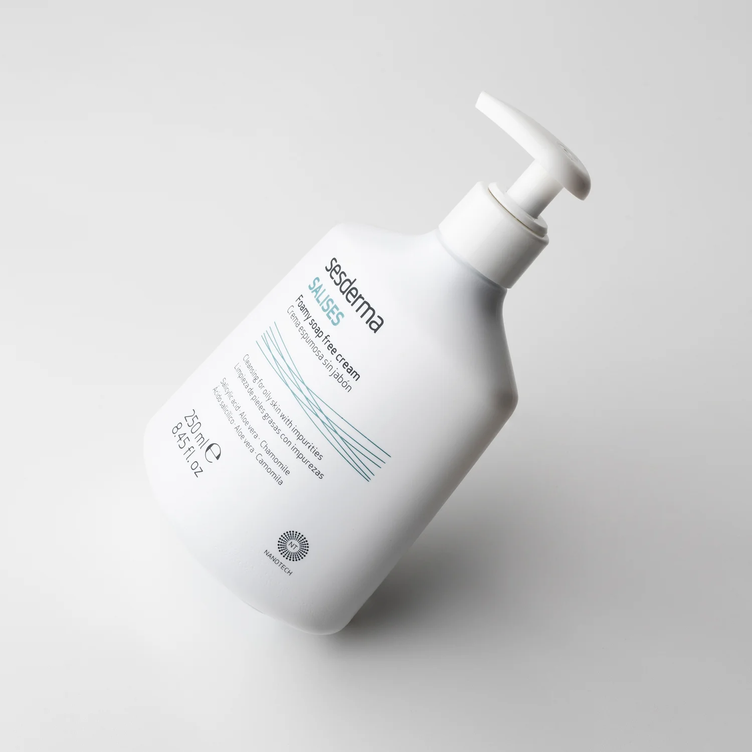 SALISES Facialbody foamy soapfree cream  Крем пенящийся для умывания для лица и тела 250 мл
