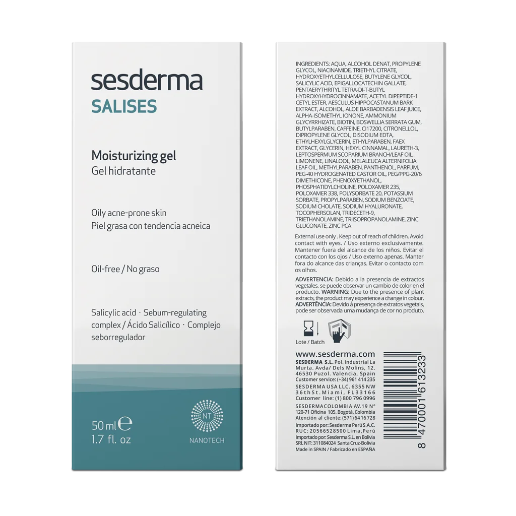 SALISES Moisturizing gel  Гель увлажняющий 50 мл